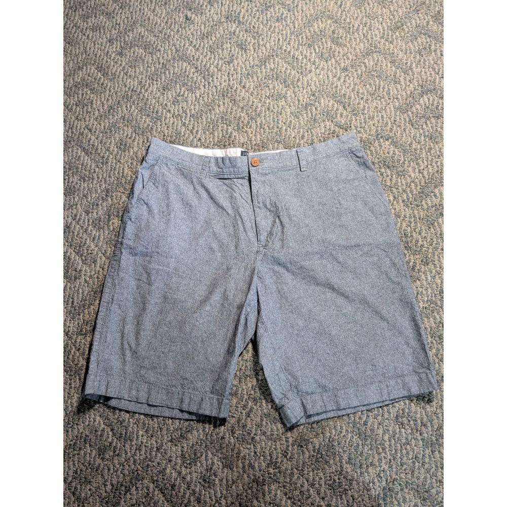 J.Crew Rivington Mens Gray Cotton Chambray Shorts 38W Style 37202 SP17